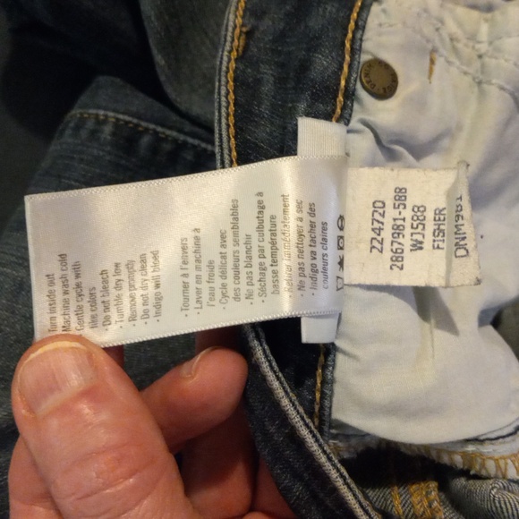 PAIGE Women's Blue Jeans Size 25 Cotton Blend Boho Dark Skinny Mid NWOT - Picture 10 of 11